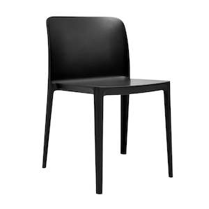 Seating Chairs: Milano Outdoor/Indoor Dining Chair - Black