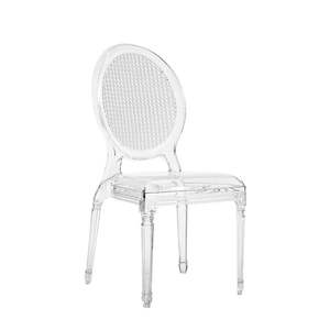 Clear Balloon Back Chair