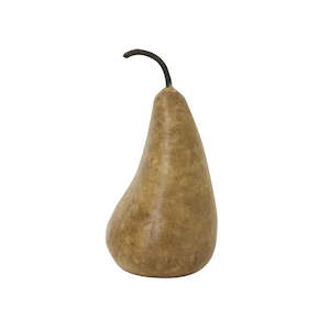 Home Decor: Medium Pear Golden Brown