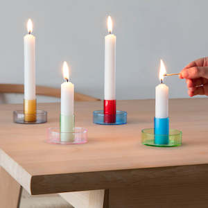 Block Duo Tone Candlestick Holder