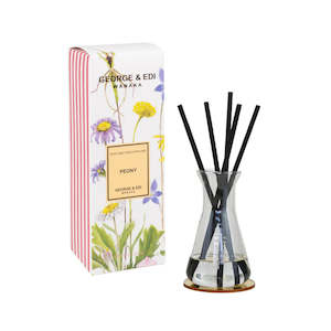 Home Fragrance Candles Diffusers: Diffuser Set - Peony