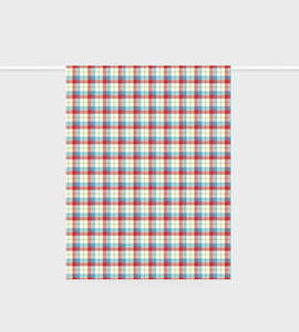 Tea Towel | Cherry + Blue Tartan