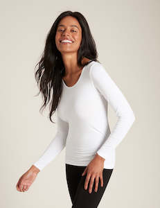 Womens Long Sleeve - White