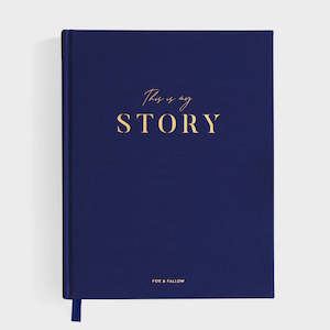 My Story Memoir Journal - Navy