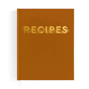 Journals Diaries: Recipe Journal Book - Tumeric