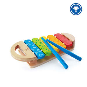 Wooden Toys Puzzles Games: Hape Rainbow Xylophone