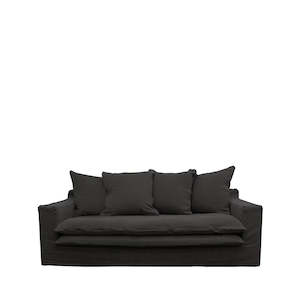 Couches Sofas: Keely 2 Seater Slipcover Sofa - Black