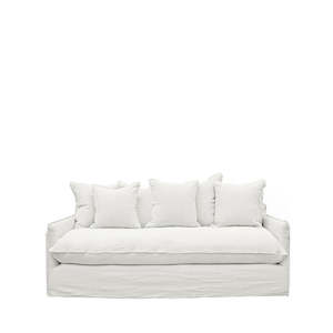 Couches Sofas: Lotus 2 Seater Slipcover Sofa - White