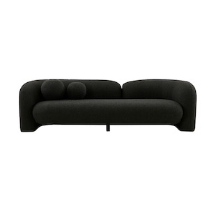 Couches Sofas: Bubble 3 Seater Couch - Black Boucle