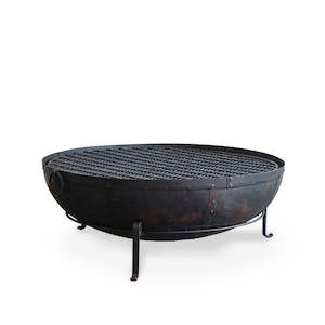 Outdoor Furniture Fire Pits: SAHAR FIRE BOWL SET 120CM