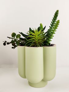 Pots Planters: Groovy Flower Planter Purple & Green