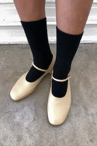 CLASSIC CASHMERE SOCKS - BLACK