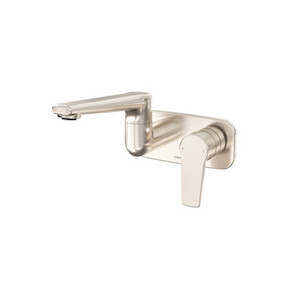 Sol Wall Mounted Basin/Bath Mixer Brushed Nickel ADS-SBFBN