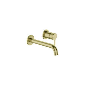 Mode Wall Mounted Bath Mixer Brushed Brass