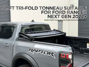 Soft Tri-Fold Tonneau Cover suitable for All Next Gen Ford Ranger 2022+