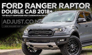 Monsoon / Window Visors / Weather shield smoke slim type Ford Ranger Raptor 2018-2021