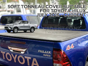 Soft Tonneau Cover suitable for Toyota Hilux A-deck 2016+