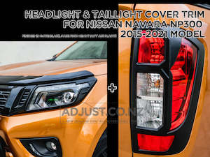 Headlight + Taillight Trims for NISSAN NAVARA NP300 2015-2021