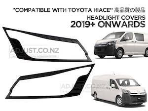 Headlight Cover Trims suitable for Toyota Hiace 2019+