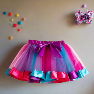 Candy tutu & matching hair clip