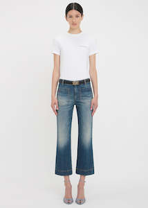 Victoria Beckham Shrunken Logan Tee