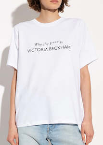 T shirt: Victoria Beckham Who the F is Victoria Beckham