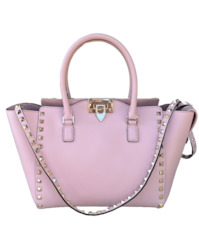 Valentino Rockstud Pagoda Tote Small