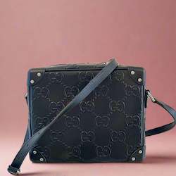 Gucci GG Embossed Square Shoulder Bag