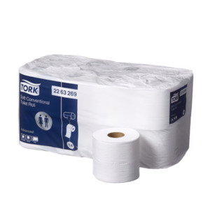 Tork Soft Conventional Toilet Roll T4 400S 2Ply 2263269