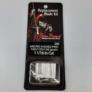 Sporting equipment: Grim Reaper Micro Hades 3 Blade Rebuild Kit