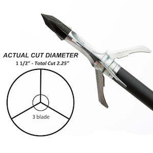 Sporting equipment: Grim Reaper Razortip Crossbow Mechanical Broadhead 100gr