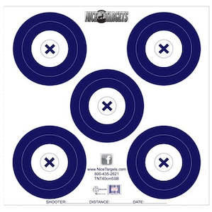 Sporting equipment: Nice Target 40cm 5-Spot Blue