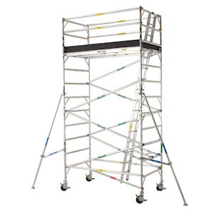 Pro Series - Aluminium Mobile Scaffold Tower 1.2m Wide 2.4m Long