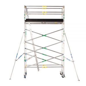 Pro Series - Aluminium Mobile Scaffold Tower 0.7m Wide 2.4m Long