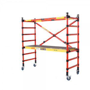 Plant and equipment hiring or leasing without operator: Zippy Scaff - Fibreglass Folding Scaffold