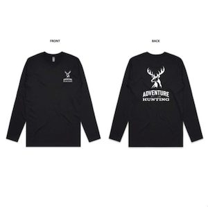 Adventure Hunting Long Sleeve Tee – BLACK - Adventure Hunting