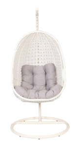 Furniture: Raglan Egg Chair - White