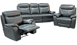 Preston Recliner Suite - Three Seater + Recliner + Recliner