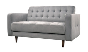 Furniture: Iris Two Seater Sofa - Grey