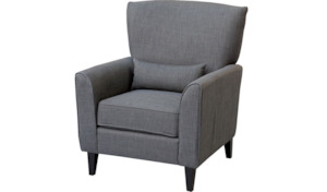 Furniture: Fleur Chair - Charcoal