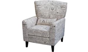 Furniture: Fleur Chair - Newspaper