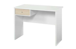 Furniture: Cosmo Desk Beech - One Drawer