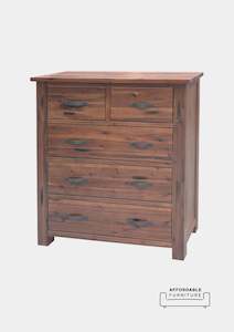 Alder Tallboy - Five Drawers