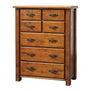 Furniture: Aspen Tallboy - Seven Drawers