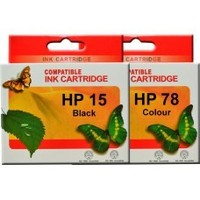 Hp 15 hp 78 ink cartridges remanufactured (full set)