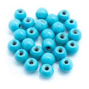 Synthetic Turquoise Round 6mm