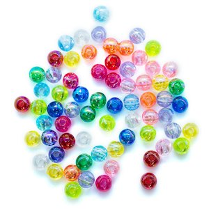 Eco-Friendly Transparent Beads 4mm