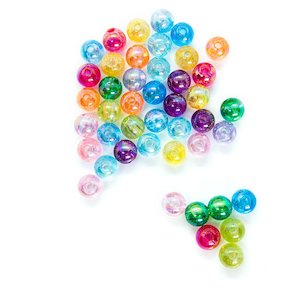 Eco-Friendly Transparent Beads 6mm