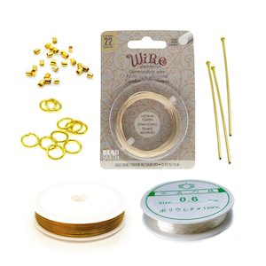 Jewellery: Starter Supplies Gold Bundle