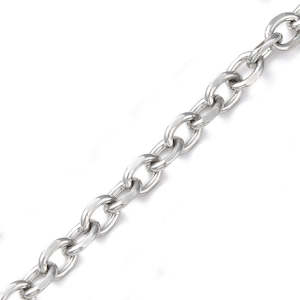 Oval Aluminum Cable Chain 9mm x 7.5mm x2mm